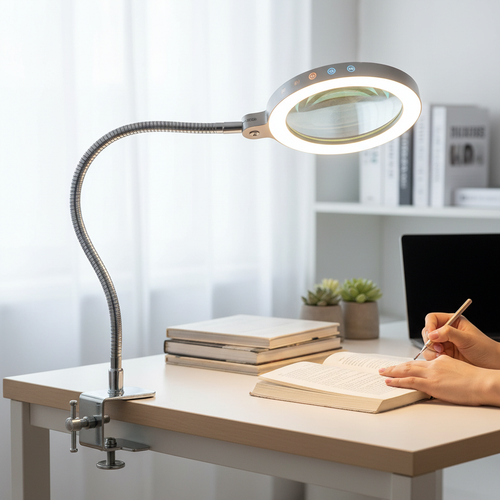 10X LED Magnifying Desk Lamp