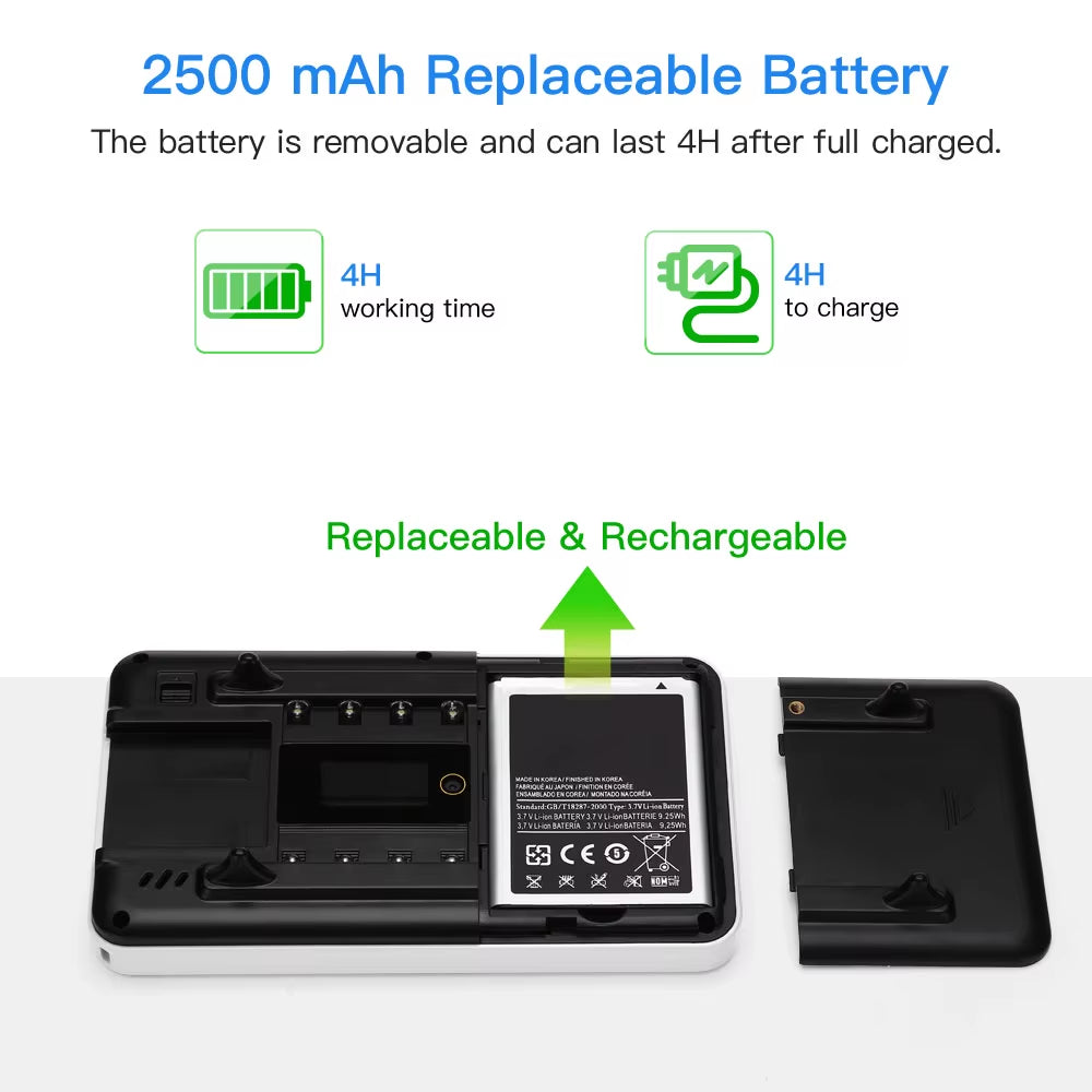 Eyoyo 5.0" Inch LCD 3-48X Portable Digital Magnifier Lupa Electronic Video Reading Aid Portable with HDMI 1080 I60 & AV Output